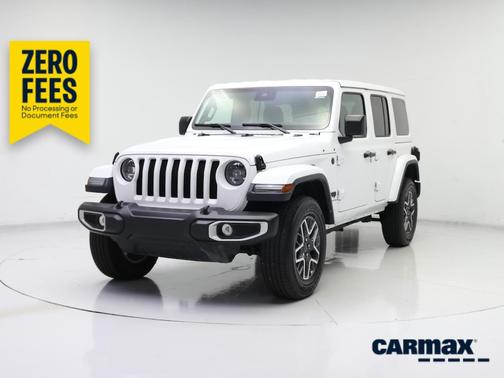 White 2025 Jeep Wrangler Sahara