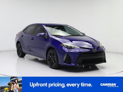 Blue 2017 Toyota Corolla SE