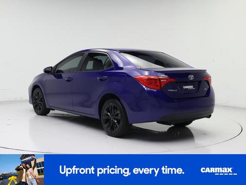 Blue 2017 Toyota Corolla SE