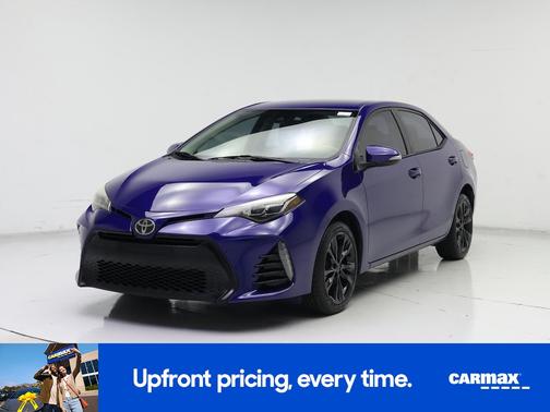 Blue 2017 Toyota Corolla SE