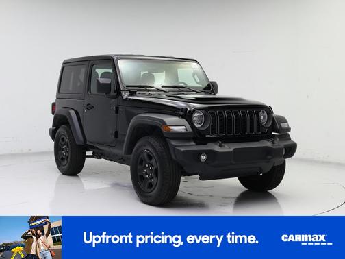 Black 2025 Jeep Wrangler Sport S