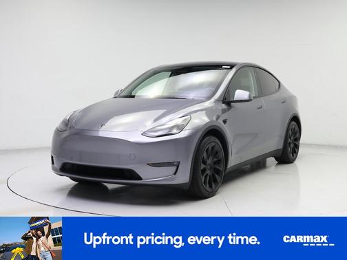 Silver 2025 Tesla Model Y Long Range