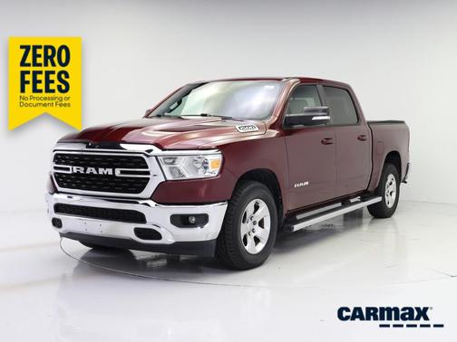 Red 2022 RAM 1500 Bighorn