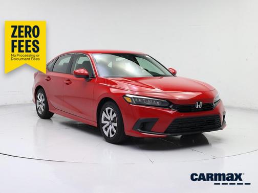 Red 2023 Honda Civic LX