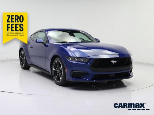Blue 2024 Ford Mustang Ecoboost