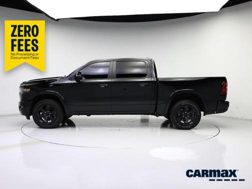 Black 2025 RAM 1500 Bighorn