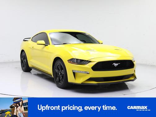 Yellow 2018 Ford Mustang Ecoboost