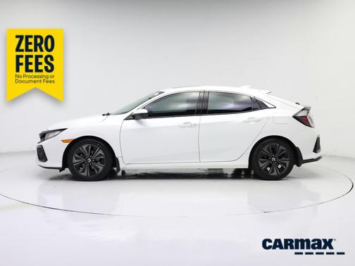 White 2018 Honda Civic EX