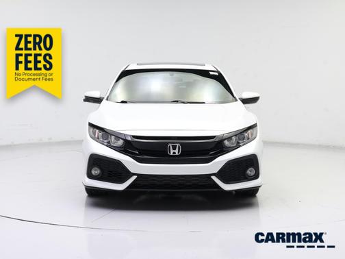 White 2018 Honda Civic EX