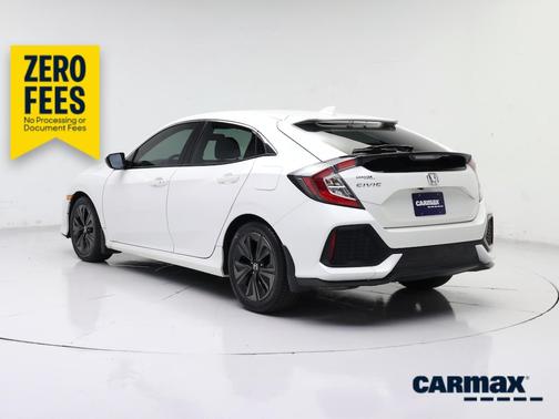 White 2018 Honda Civic EX