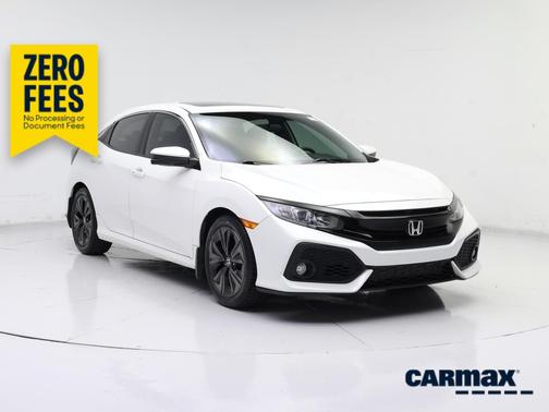 White 2018 Honda Civic EX