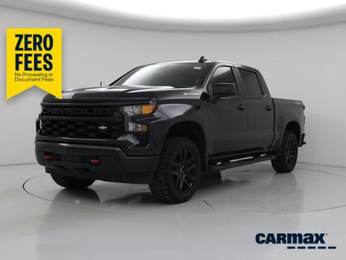 Black 2022 Chevrolet Silverado 1500 Custom