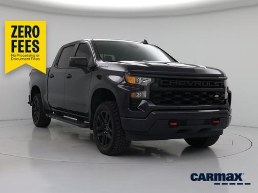Black 2022 Chevrolet Silverado 1500 Custom