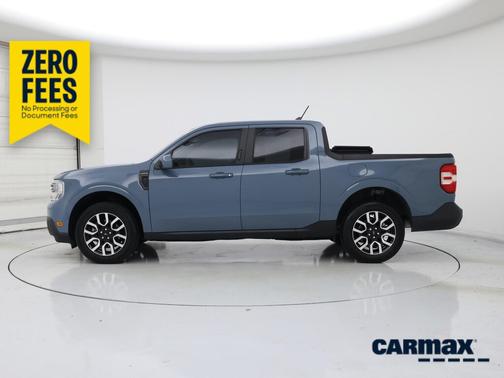 Blue 2022 Ford Maverick Lariat