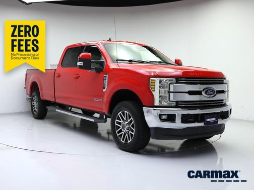 Red 2019 Ford F-250 Lariat
