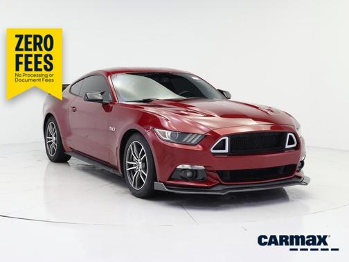 Red 2017 Ford Mustang GT