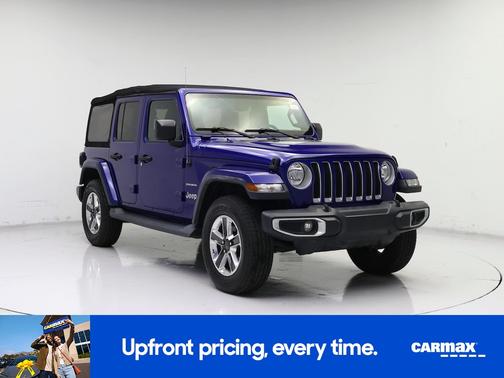 Blue 2018 Jeep Wrangler Unlimited Sahara