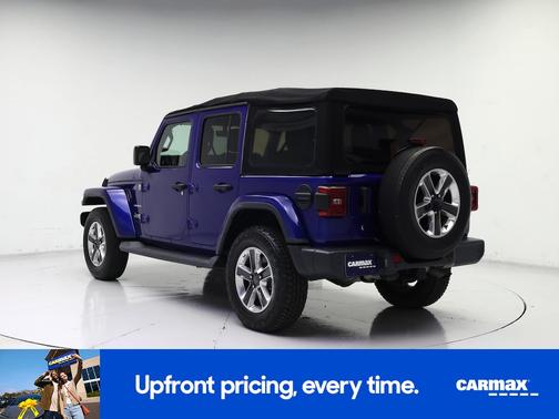 Blue 2018 Jeep Wrangler Unlimited Sahara