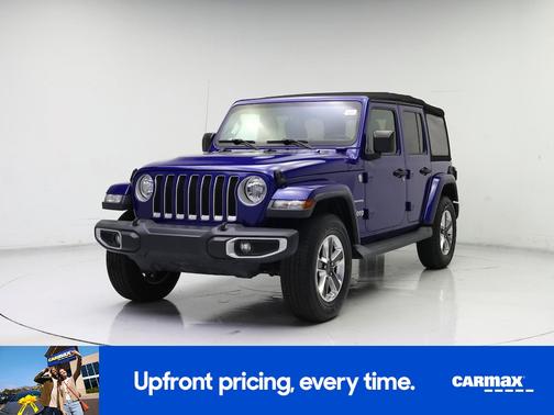 Blue 2018 Jeep Wrangler Unlimited Sahara