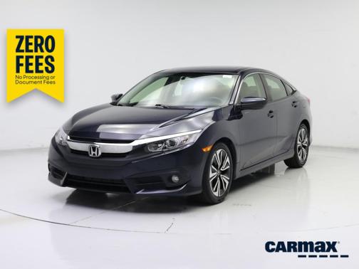 Blue 2018 Honda Civic EX-T