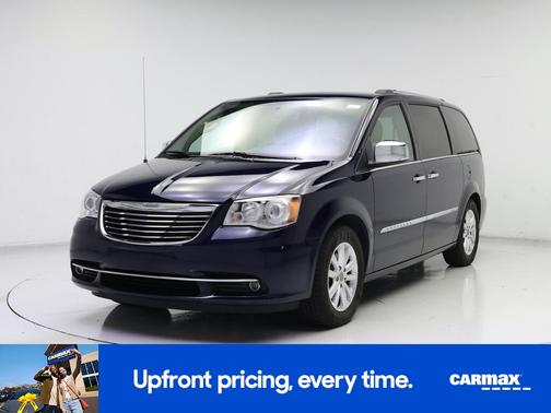 Blue 2015 Chrysler Town & Country Limited Platinum