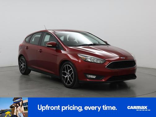 Red 2017 Ford Focus SEL