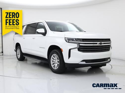 White 2021 Chevrolet Suburban LT