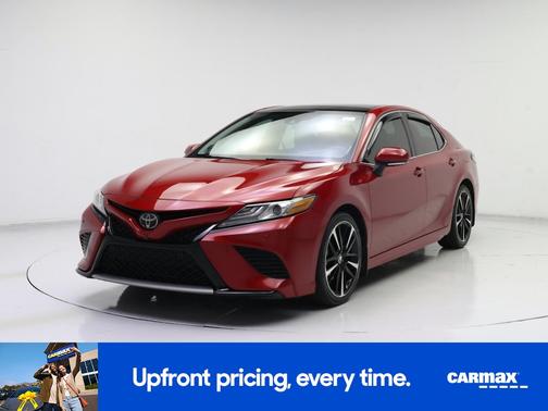 Red 2019 Toyota Camry XSE