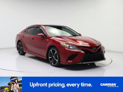 Red 2019 Toyota Camry XSE