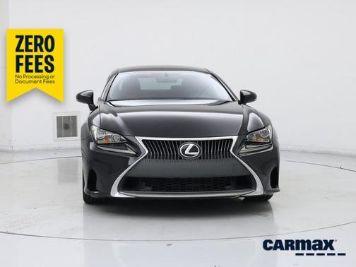 Black 2016 Lexus RC 200t