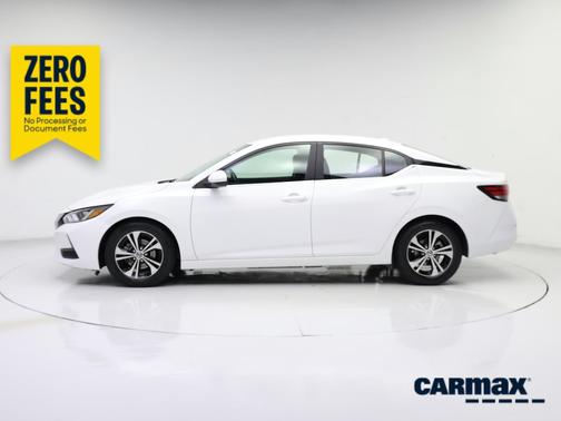 White 2023 Nissan Sentra SV