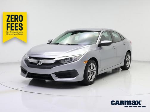 Silver 2017 Honda Civic LX