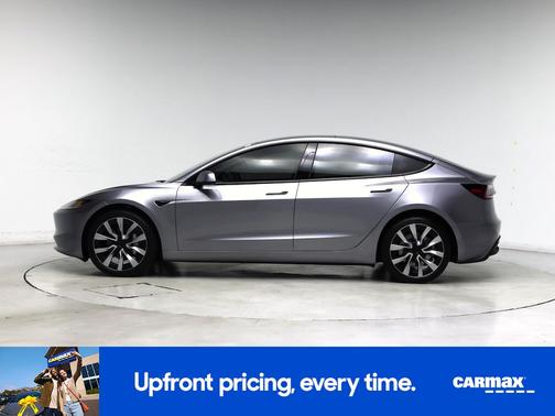 Gray 2025 Tesla Model 3 Long Range