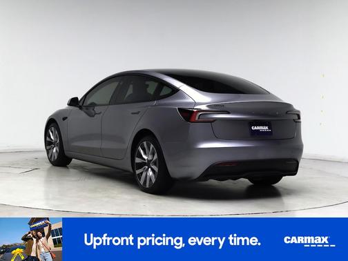 Gray 2025 Tesla Model 3 Long Range