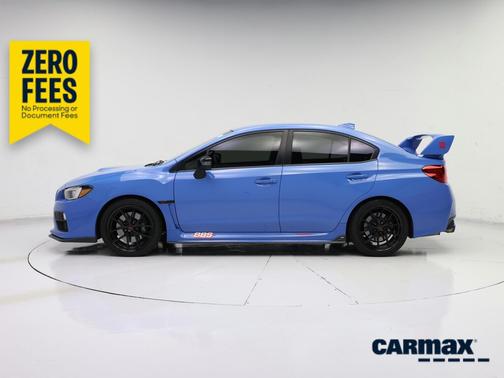 Blue 2016 Subaru WRX STI Series.Hyperblue