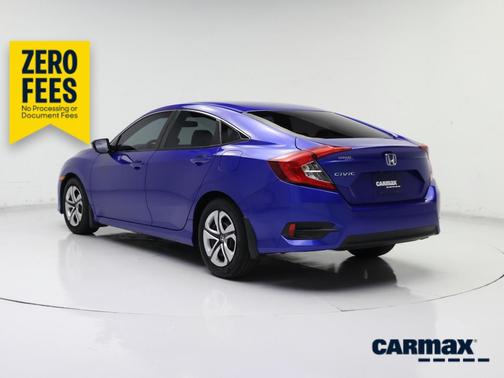 Blue 2018 Honda Civic LX