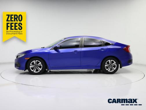 Blue 2018 Honda Civic LX