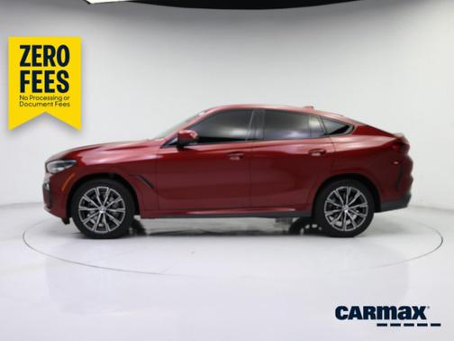 Red 2021 BMW X6 sDrive40i
