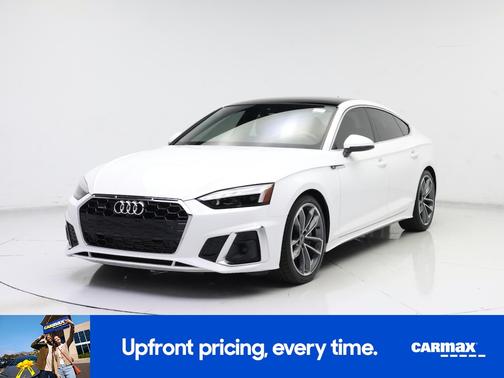 White 2023 Audi A5 Sportback S-Line Premium Plus
