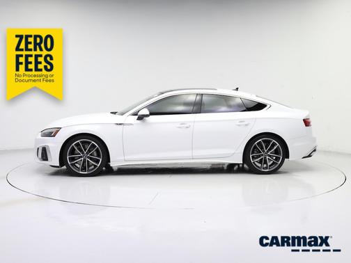 White 2023 Audi A5 Sportback S-Line Premium Plus