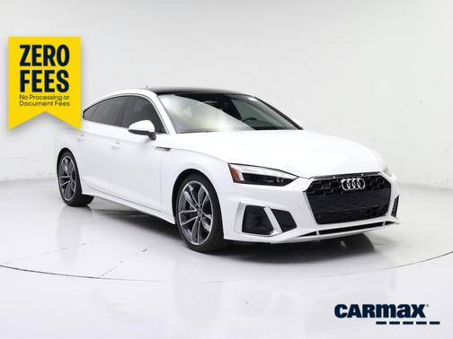 White 2023 Audi A5 Sportback S-Line Premium Plus