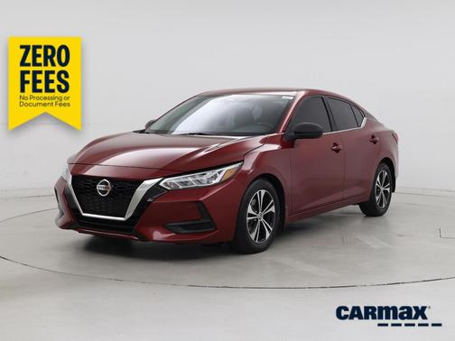 Red 2022 Nissan Sentra SV
