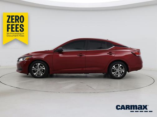 Red 2022 Nissan Sentra SV