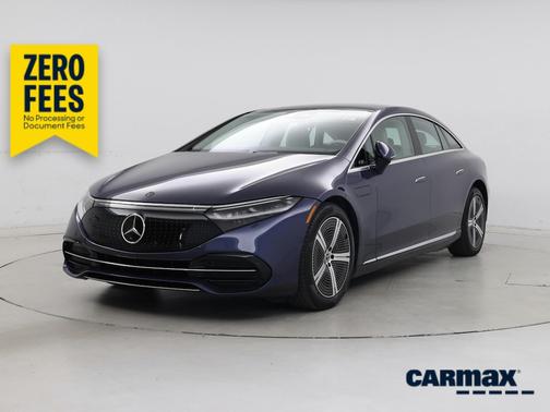Blue 2022 Mercedes-Benz EQS 450+