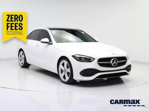 White 2023 Mercedes-Benz C-Class