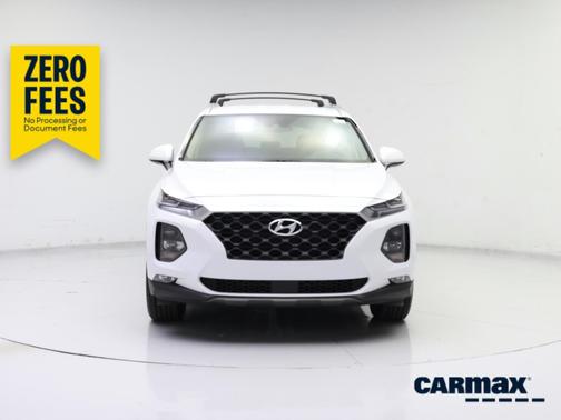 White 2020 Hyundai SANTA FE SEL