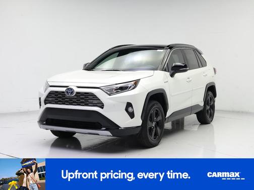 White 2021 Toyota RAV4 Hybrid XSE