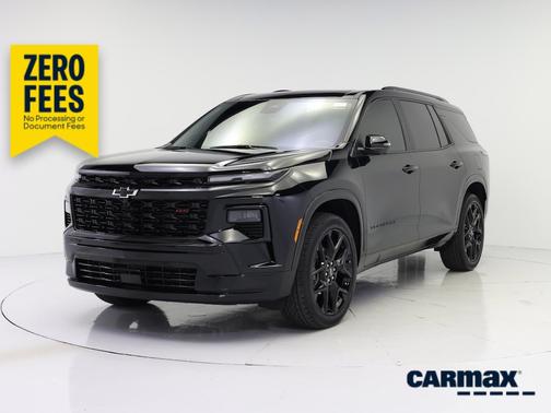 Black 2024 Chevrolet Traverse RS