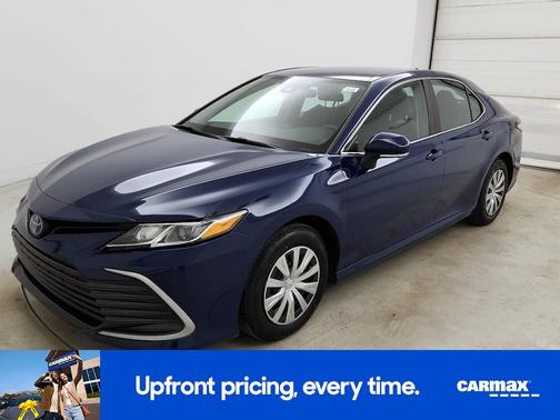 Blue 2023 Toyota Camry Hybrid LE