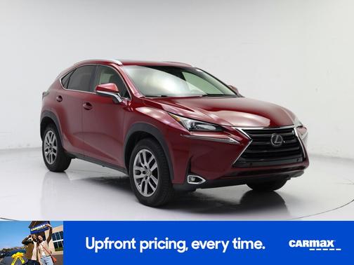 Red 2016 Lexus NX 200t